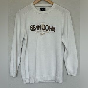 Vintage Sean John Embroidered Sweater